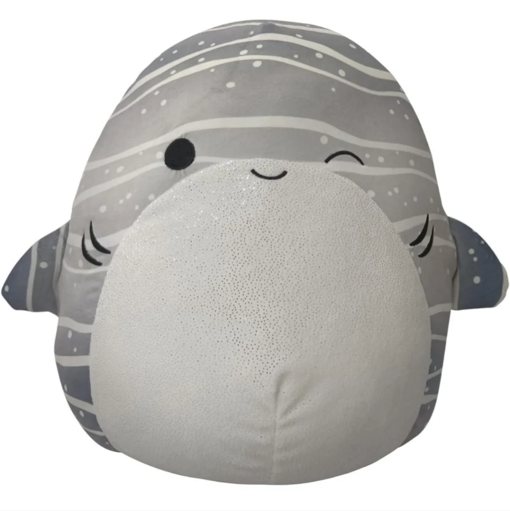 Squishmallows Gray and White Shark PlushSquishmallows Original 14-Inch Sachie Gr